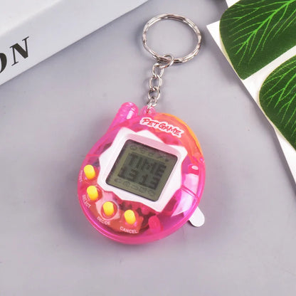 1PC Transparent Electronic Pets Tamagotchi Nostalgic 168 Pets in One Virtual Cyber Digital Nostalgic Funny Toys Pixel Funny Play