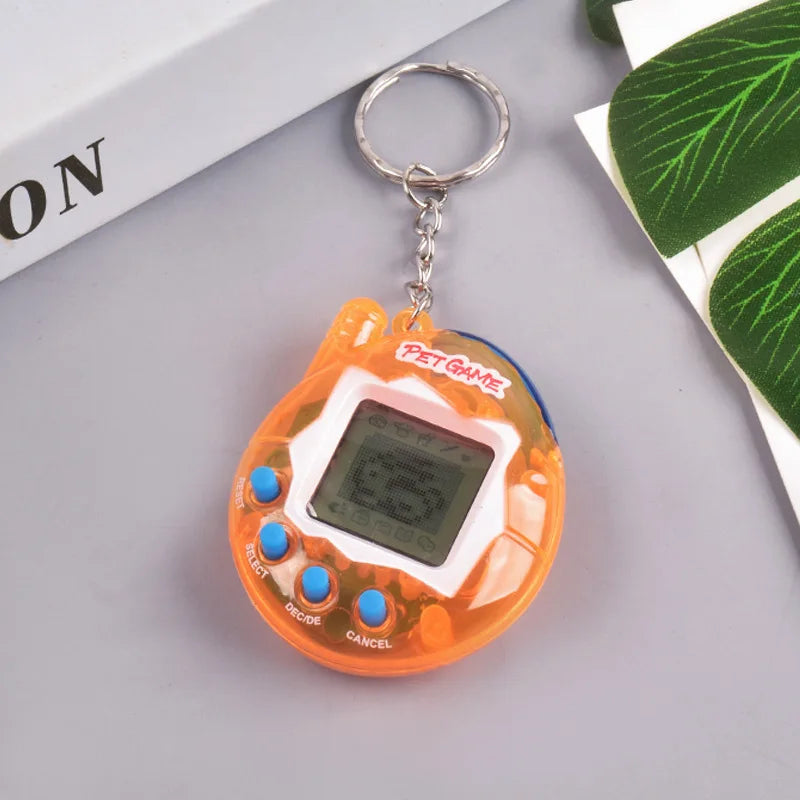 1PC Transparent Electronic Pets Tamagotchi Nostalgic 168 Pets in One Virtual Cyber Digital Nostalgic Funny Toys Pixel Funny Play