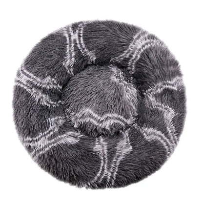 Cozy & Stylish Round Pet Bed for Large Dogs and Cats - Super Soft Plush Winter Sleeping House