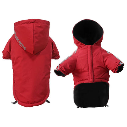 Stylish & Cozy Autumn/Winter Waterproof Dog Hoodie - Perfect for Small Breeds!