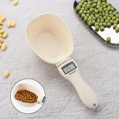 Precision Pet Food Measuring Scoop - Electronic Dog and Cat Food Scale with LED Display