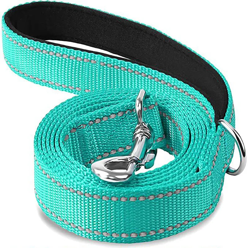 Durable Night Reflection Dog Harness and Leash Set for Safe Walks - Perfect for All Breeds