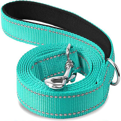 Durable Night Reflection Dog Harness and Leash Set for Safe Walks - Perfect for All Breeds