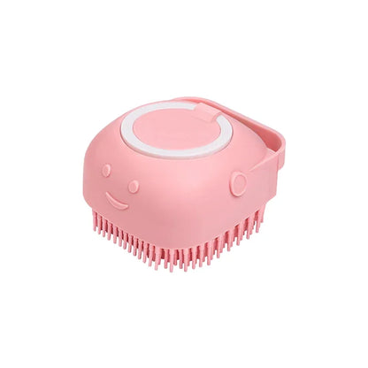 Transform Bath Time into a Spa Experience with Our Dog Bathing Brush - The Ultimate Pet Massage Tool with Shampoo Dispenser for Dogs and Cats