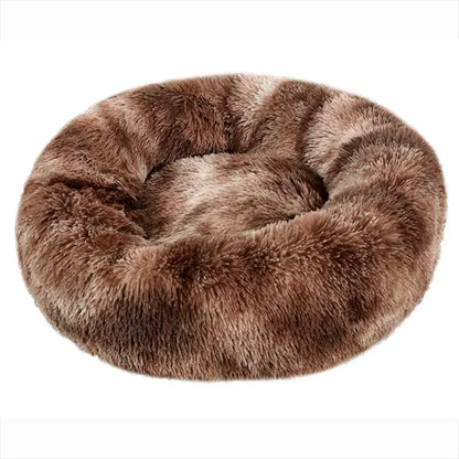 Cozy & Stylish Round Pet Bed for Large Dogs and Cats - Super Soft Plush Winter Sleeping House