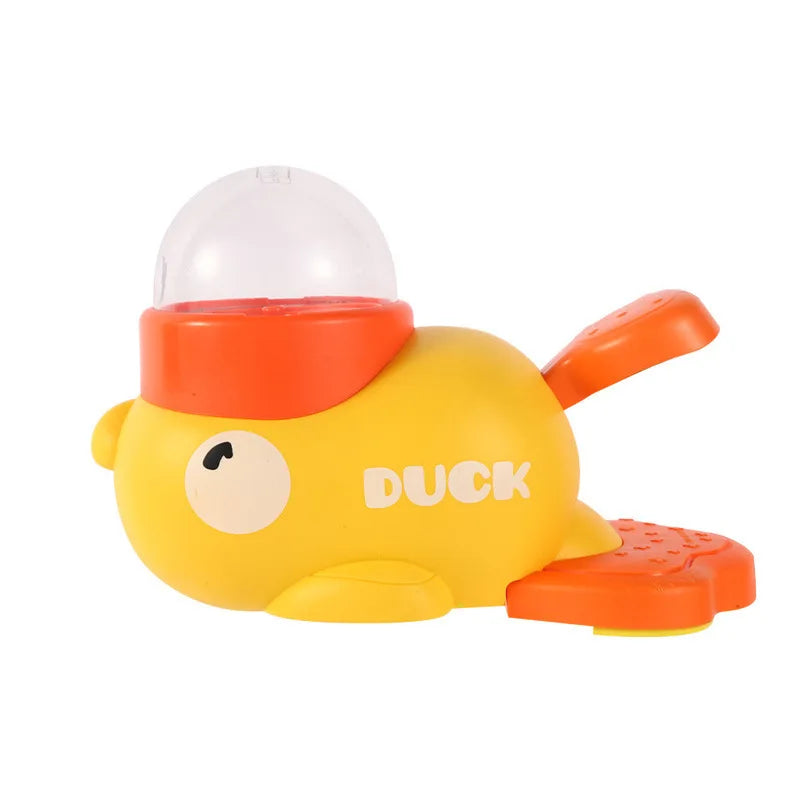 Engaging Interactive Puzzle Feeder for Dogs and Cats - Little Yellow Duck Design with Anti-Slip Bottom