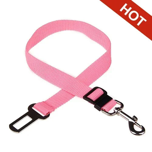 Secure Your Pet's Safety with Our Adjustable Dog and Cat Car Seat Belt - Perfect for Travel!