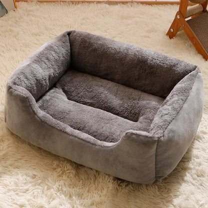 Cozy Winter Cat Bed & Dog Mat - Plush Cushion for Kittens and Puppies - Perfect Accessory for Your Furry Friends' Comfort