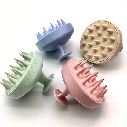 Revitalize Your Hair Care Routine with Our 1Pc Silicone Shampoo Brush - Perfect for Scalp Massage and Hair Washing!