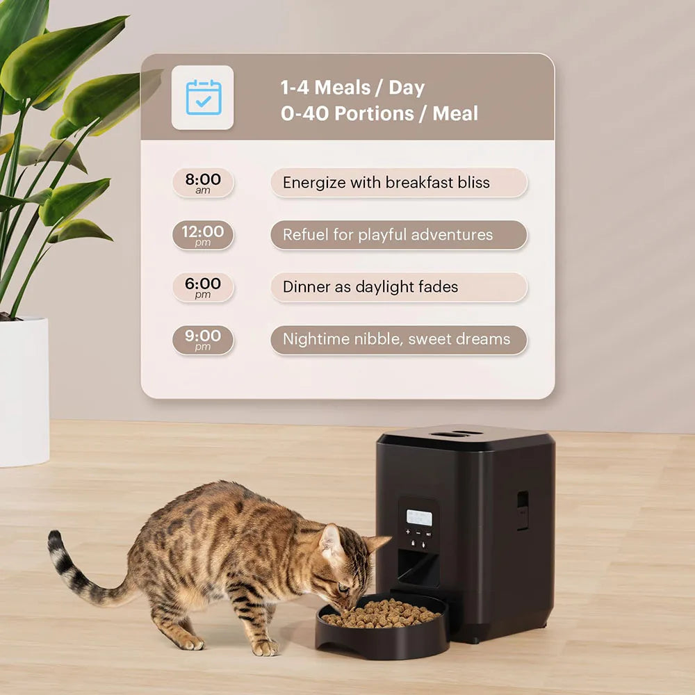 Revolutionary Smart Pet Feeder: Automatic Cat & Dog Food Dispenser with Timed Quantitative Feeding