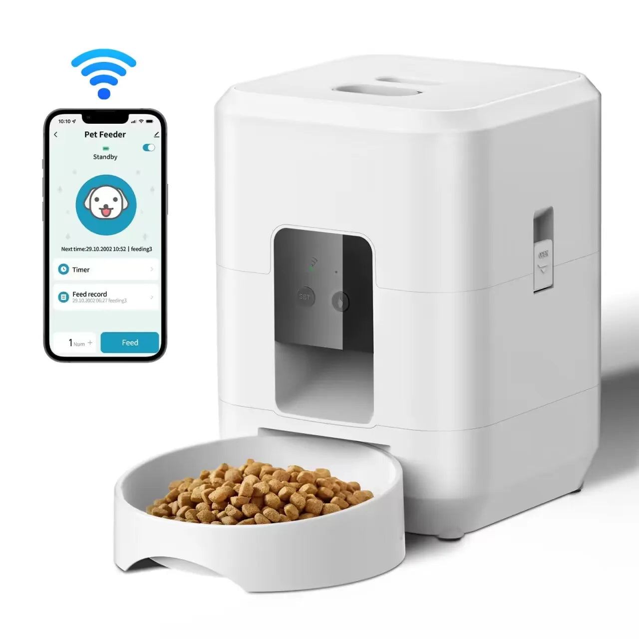 Revolutionary Smart Pet Feeder: Automatic Cat & Dog Food Dispenser with Timed Quantitative Feeding