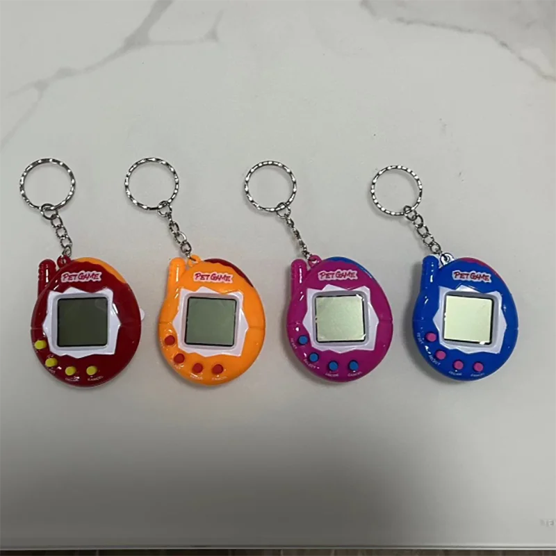 1PC Transparent Electronic Pets Tamagotchi Nostalgic 168 Pets in One Virtual Cyber Digital Nostalgic Funny Toys Pixel Funny Play