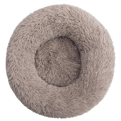 Cozy & Stylish Round Pet Bed for Large Dogs and Cats - Super Soft Plush Winter Sleeping House