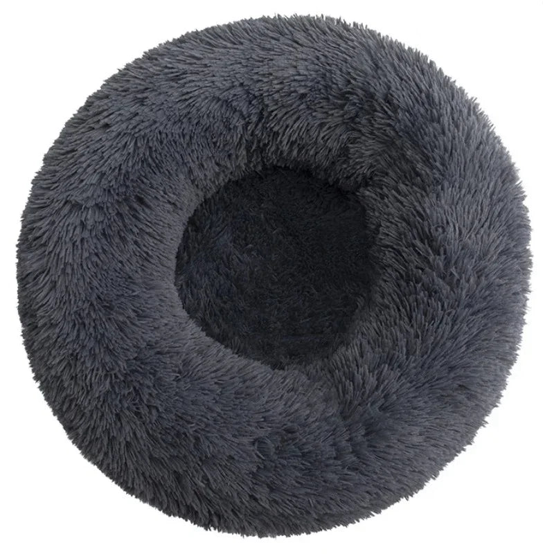 Cozy & Stylish Round Pet Bed for Large Dogs and Cats - Super Soft Plush Winter Sleeping House