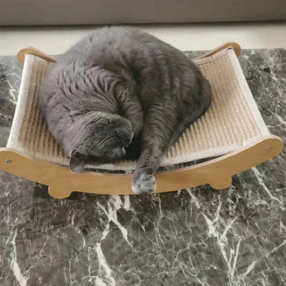 Durable Cat Scratching Bed - Corrugated Cardboard Lounge for Indoor Kittens & Cats - Protect Your Furniture!