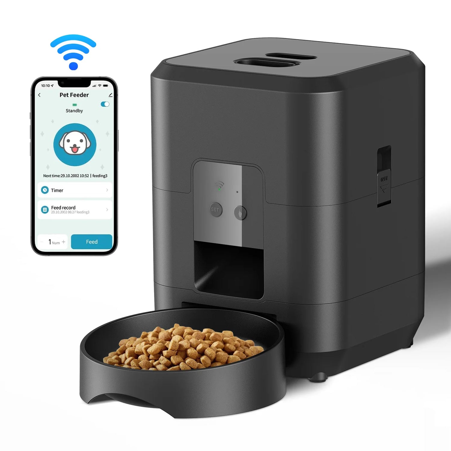 Revolutionary Smart Pet Feeder: Automatic Cat & Dog Food Dispenser with Timed Quantitative Feeding