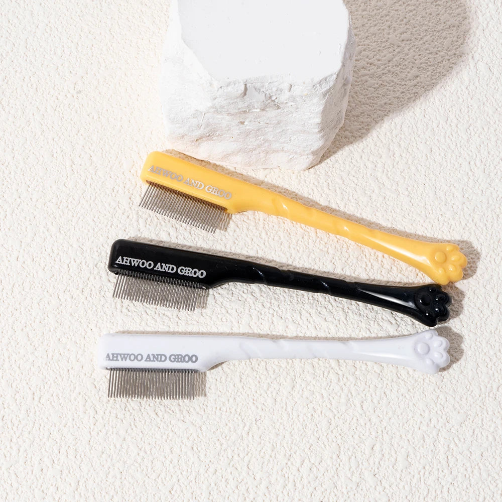 Ultimate Pet Facial Cleaning Comb Set for Tear Stains and Eye-Poop - Perfect for Dogs and Cats!