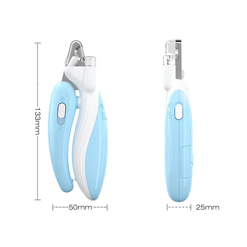Professional LED Pet Nail Clippers: Ultimate Grooming Scissors for Dogs, Cats, and Small Animals