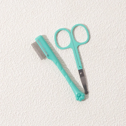 Ultimate Pet Facial Cleaning Comb Set for Tear Stains and Eye-Poop - Perfect for Dogs and Cats!