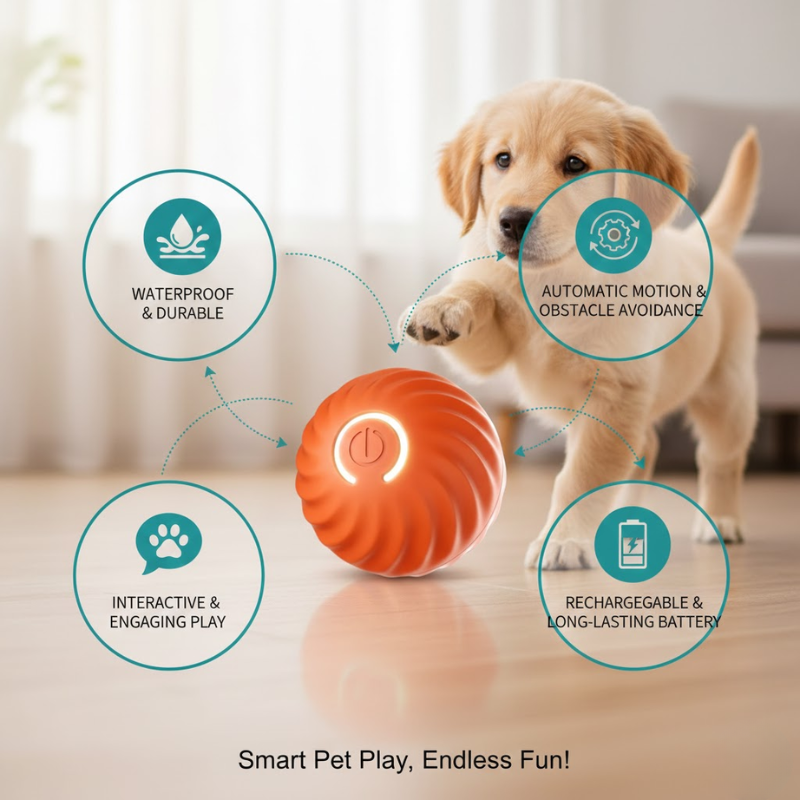 Electronic Bouncing Pet Ball