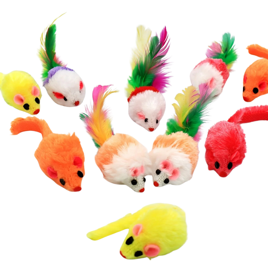 Rattle Cat Mouse Toys