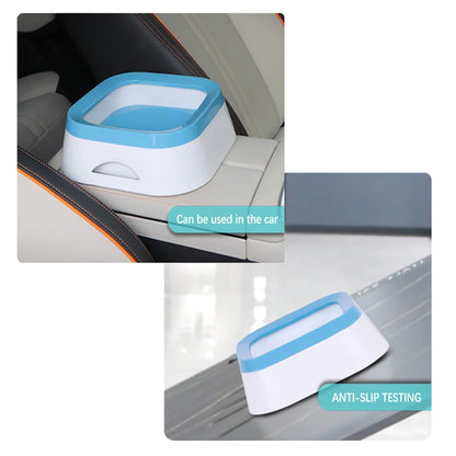 Revolutionary Anti-Splash Water Bowl for Dogs - 1L Large Capacity Drinker for Pets