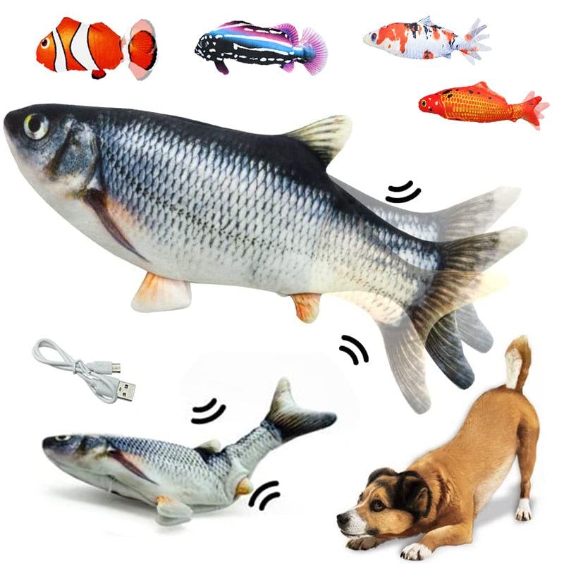 Exciting Interactive USB Rechargeable Fish Toy for Cats