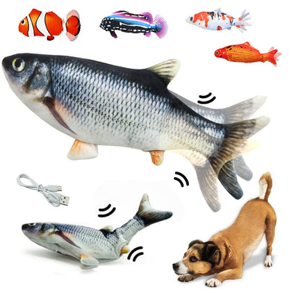 Exciting Interactive USB Rechargeable Fish Toy for Cats