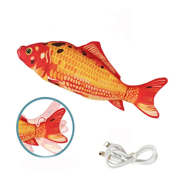 Exciting Interactive USB Rechargeable Fish Toy for Cats